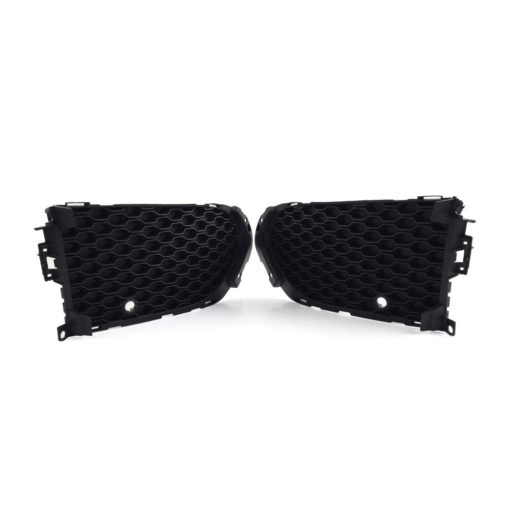 Closed Mesh Front Bumper Fog Light Lamp Grill With PDC for Jaguar F-Pace 2016-20