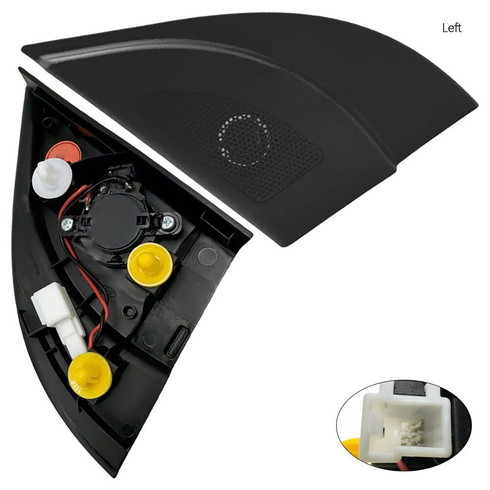 2x Front Left Right Tweeter Speaker Cover Black Fits For Accent 2012-2017