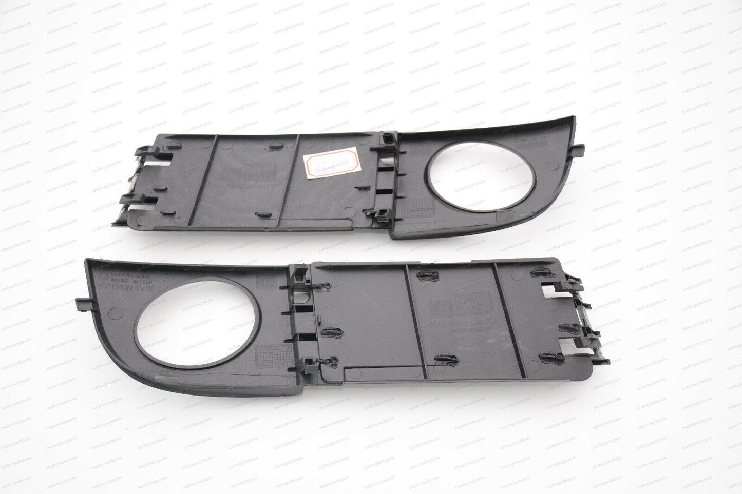 Pair Front Bumper Fog Light Grille Cover Bezel Left Right for Audi for A6 2002-2006