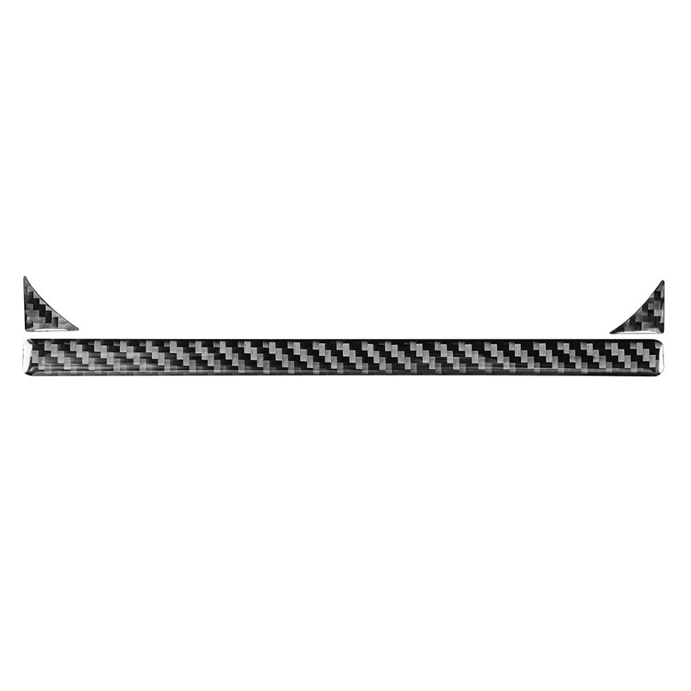 Cup Holder Panel Cover Trim Fit for Toyota Tundra 2014-2021 RHD Carbon Fiber Black