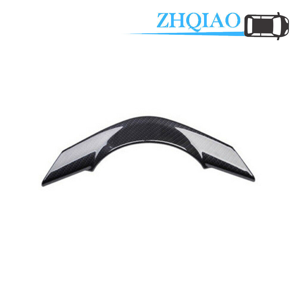 Carbon Fiber Steering Wheel Decor Cover Trim Fit for Mazda CX-5 CX5 16-18