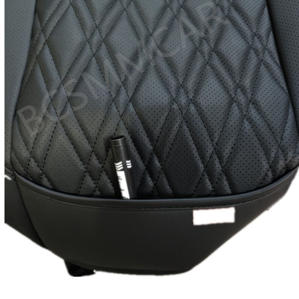 Front Car for Seat Cover Full Surround Leather Pad Mat Auto Chair Cushion Protector