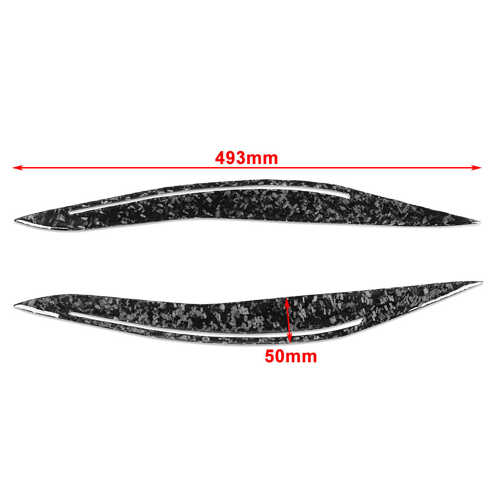 Headlight Eyebrow Eyelid Cover fit for BMW 5 Series F10 2010-2013 12