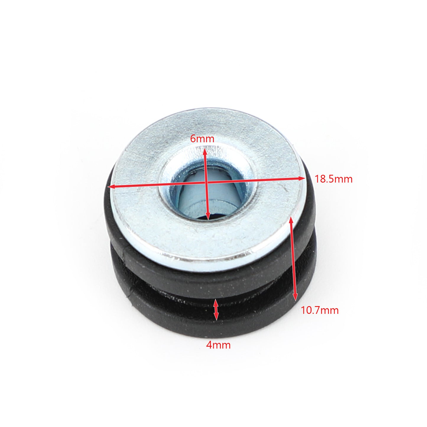 Motorcycle Gas Fuel Tank Rubber Grommets Bolt Bushing Kit for Honda for Yamaha 10pcs