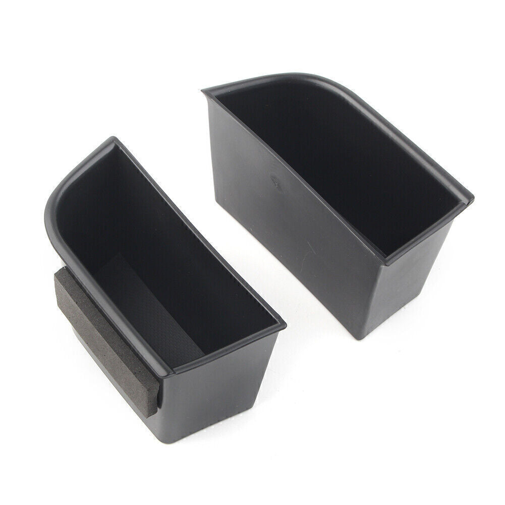 Front Door Handle Armrest Storage Box Tray Bin Kit Fit for Lincoln MKZ 2017-2020