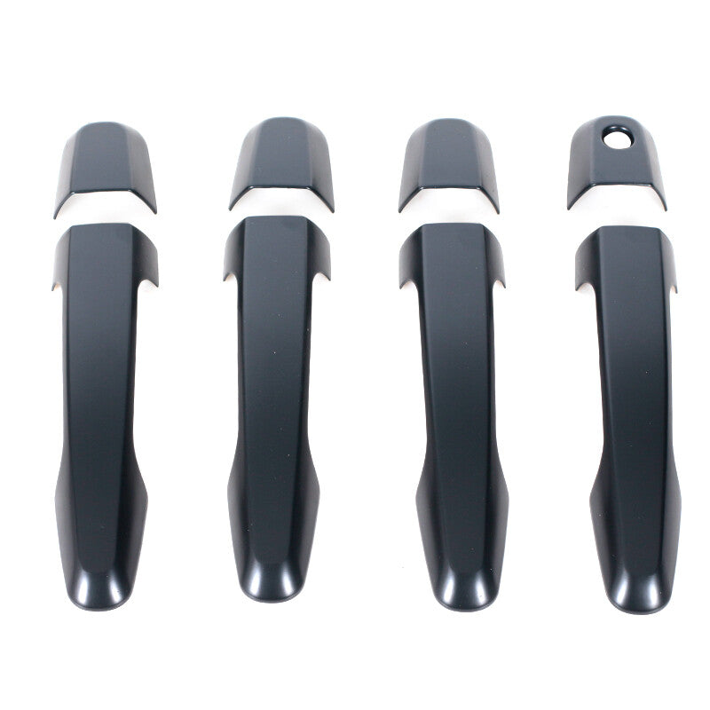 Black Chrome Exterior Door Handle Cover Trim for Mitsubishi TRITON L200 ML 05-17