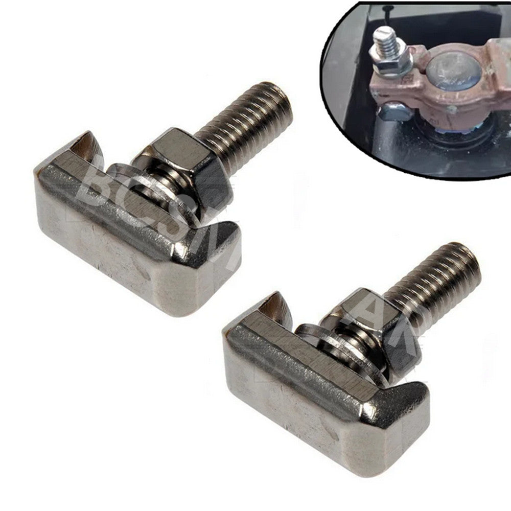 2PCS Car Battery Terminal T-Bolt Accessories 19116852 Fit for Cadillac 2007-2014 Q