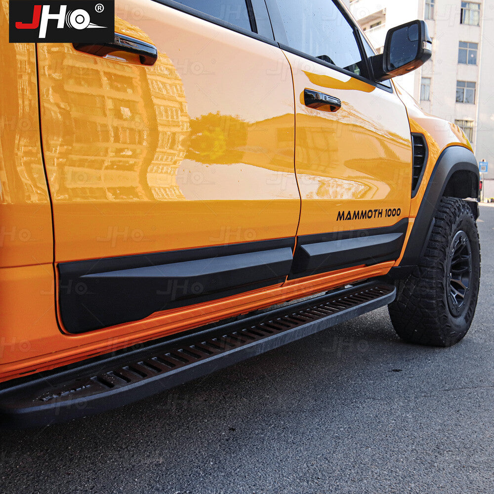 Black Side Door Body Molding Trim Protector Plate for Dodge for RAM 1500 2021-2024