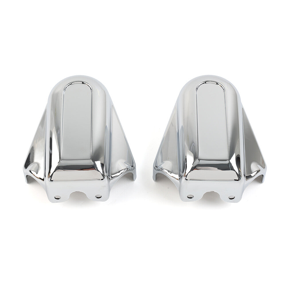Chrome Bar Shield Rear Axle Cover Swingarm Cap Fit for Harley Softail FLSTC FLSTN Q