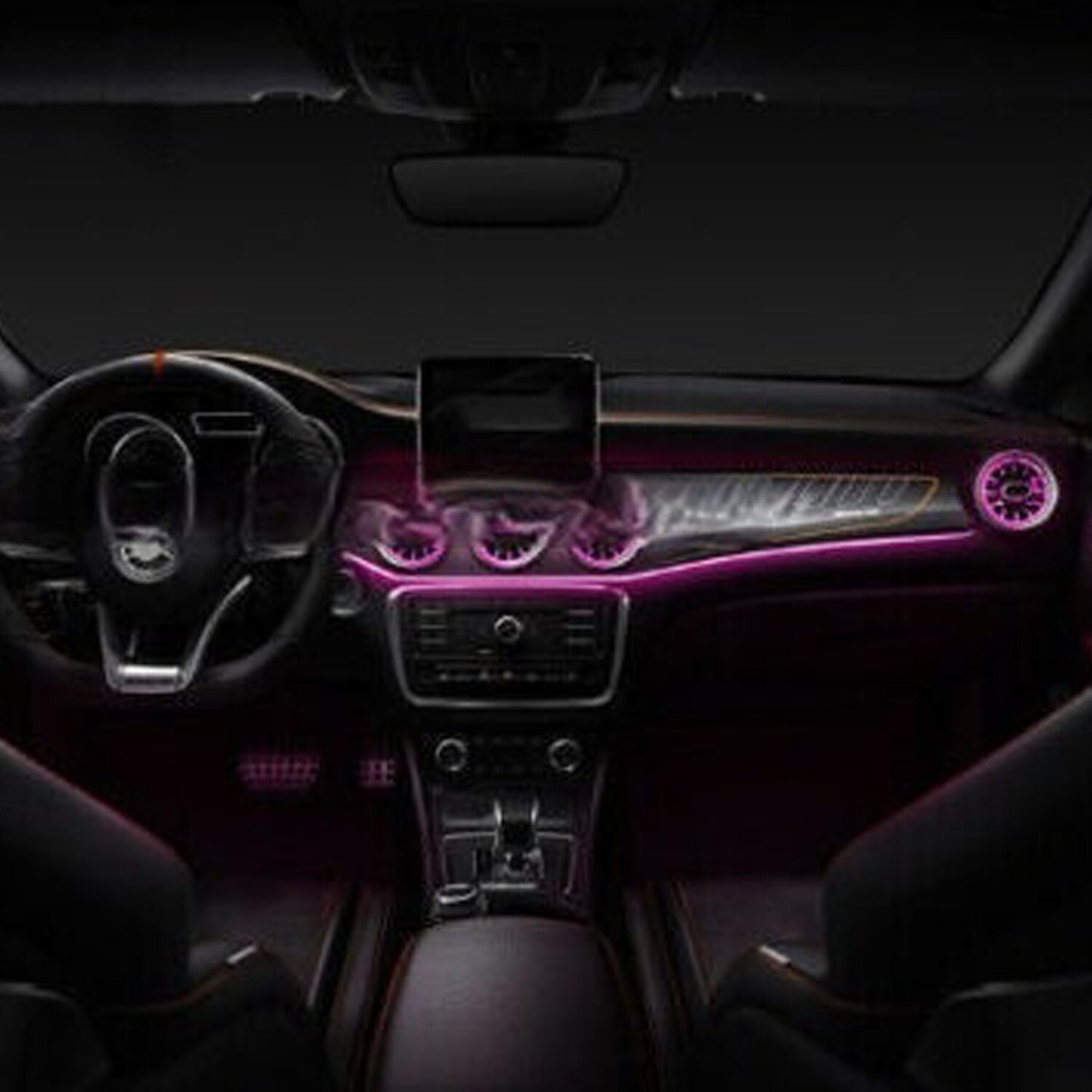 Ambient Light for Mercedes W117 CLA Interior Part Door Trim 2014~2019 12 Colors