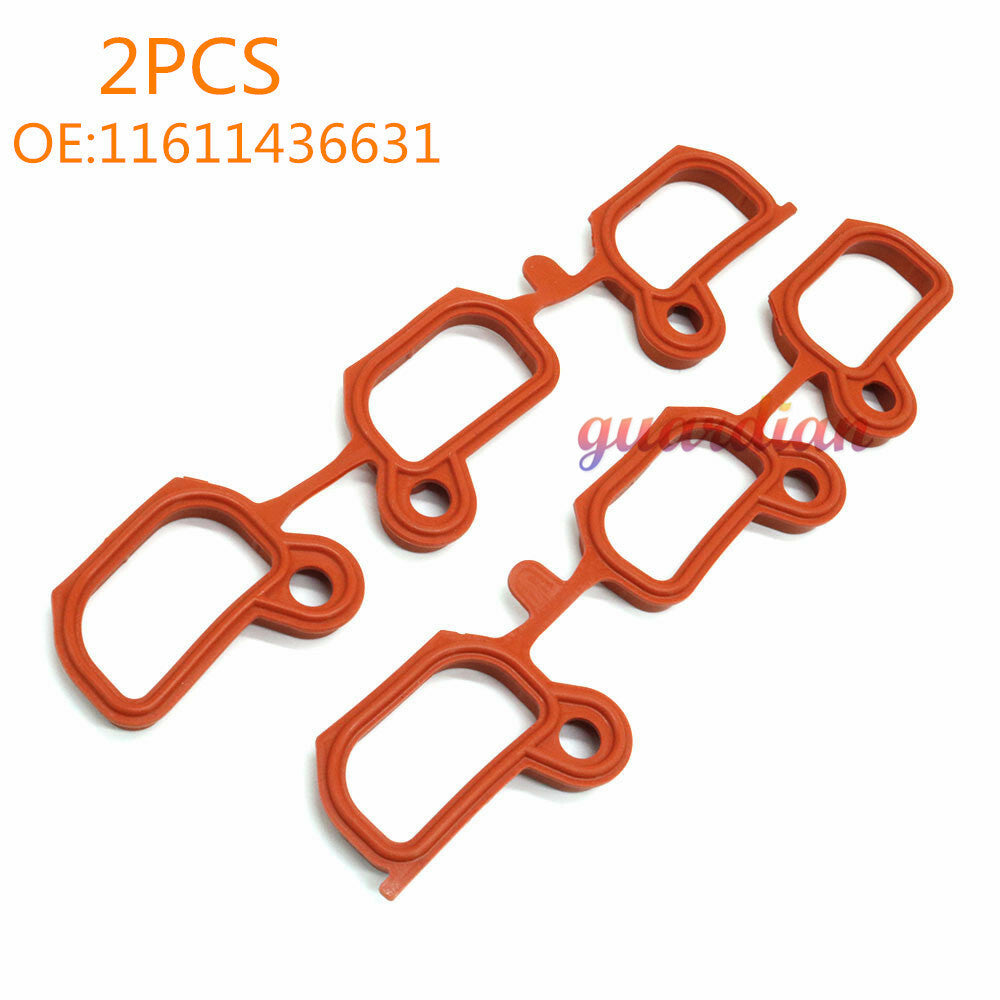 1 Pair of Intake Manifold Gasket for BMW 3 5 X Z Series E36 E39 E46 E60 E85