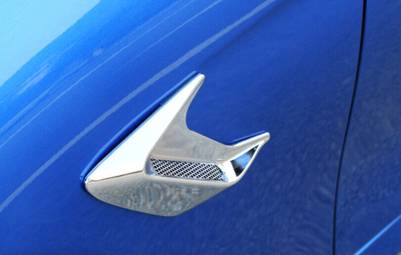 for BMW X3 G01 2018-21 ABS Chrome Body Side Air Vent Fender Decor Cover Trim 2P