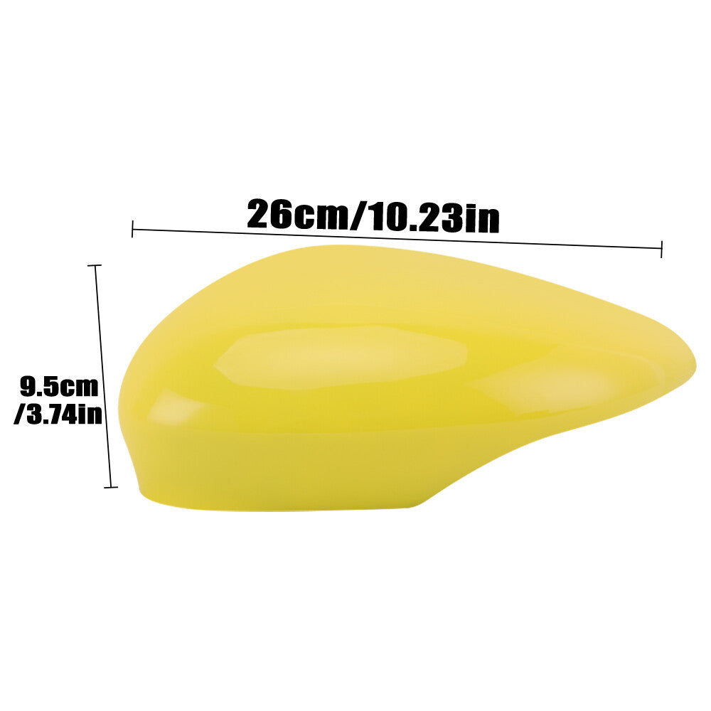 2¡ÁF¨¹r for Ford Fiesta MK7 2009-2017 Aussenspiegel Spiegelkappe Abdeckung Gelb
