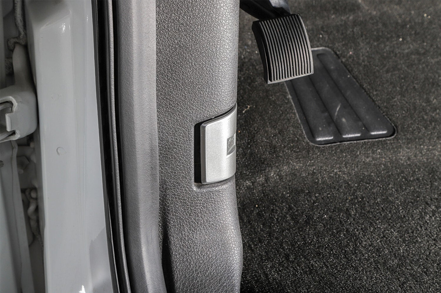 Engine Hood Switch Button Cover Trim Accessories Silver for ford F150 F-150