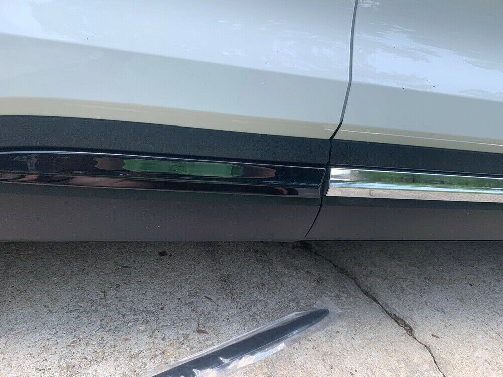 2020-2021 for Ford Explorer Glossy Black Body Door Side Molding Cover Trim 4pcs