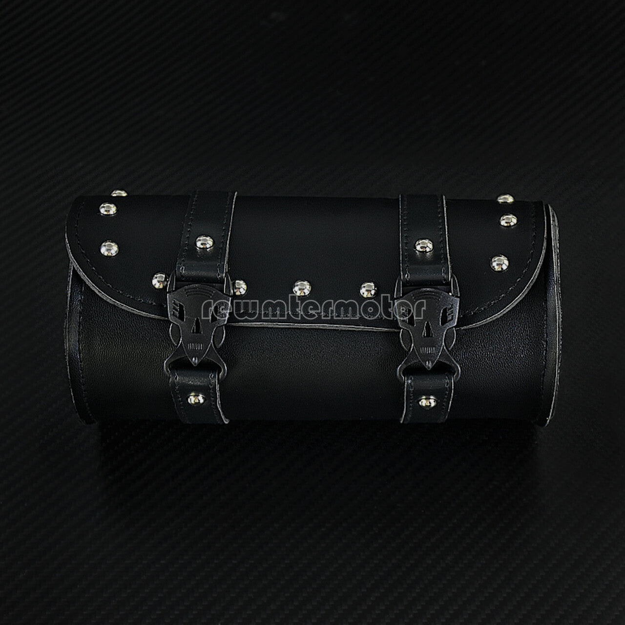 Motorcycle Handlebar Sissy Bar Bag Saddlebag Fork Roll Barrel Bag Fit for Harley Q
