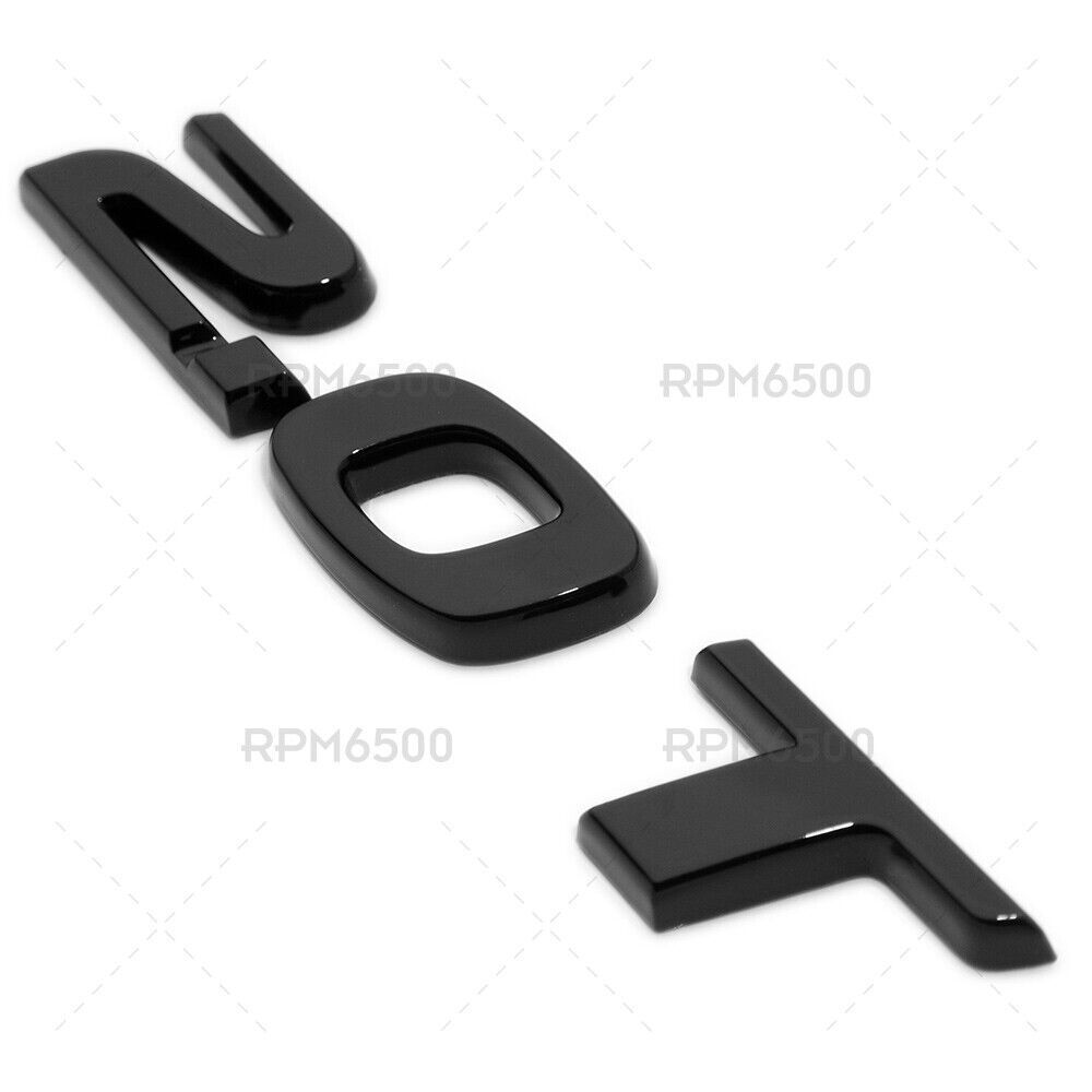 Suitable for Honda 2.0T trunk lid rear emblem badge nameplate badge gloss black