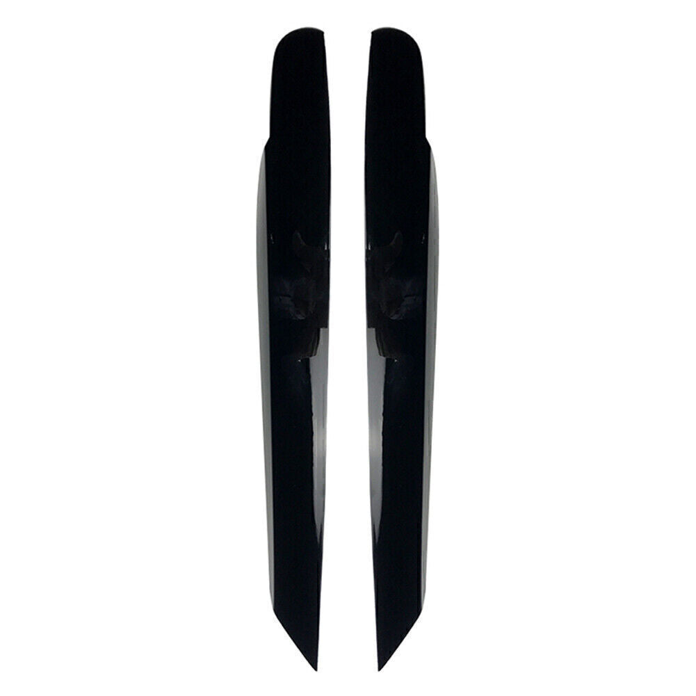 Front Headlight Eyelid Trim Cover for 2011 - 2015 for Volkswagen Touran Glossy Black