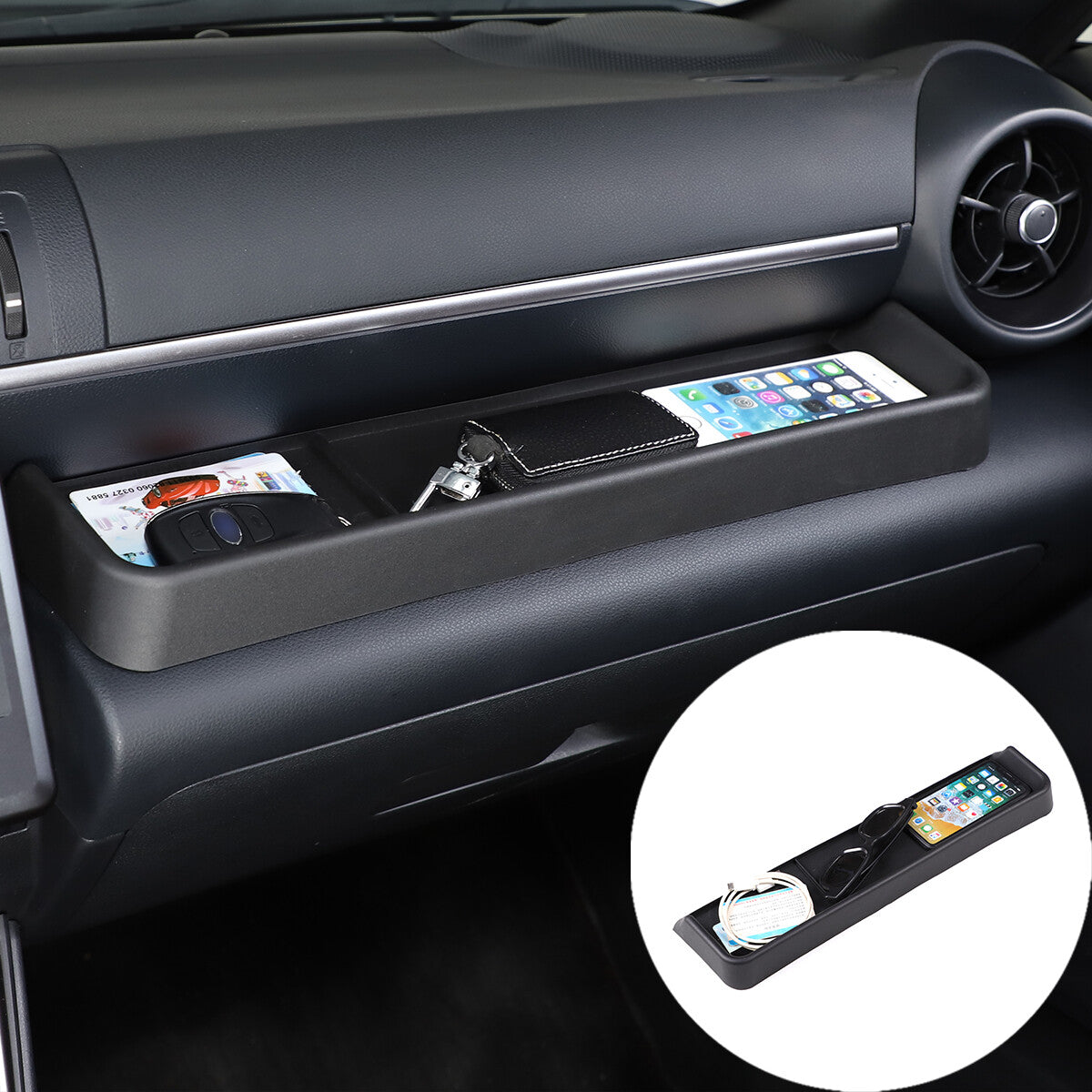 Black hood vent socket decorative cover suitable for Land Rover Discovery Sport 2015-2019- v