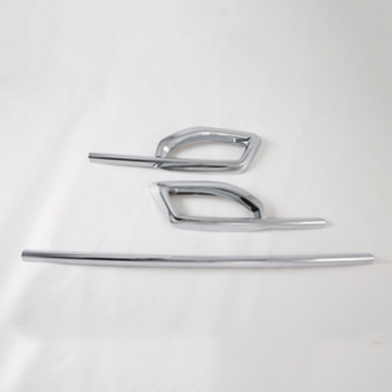 for Kia Seltos 2020-2023 Chrome Rear Lower Bumper Moulding Cover protector Decor