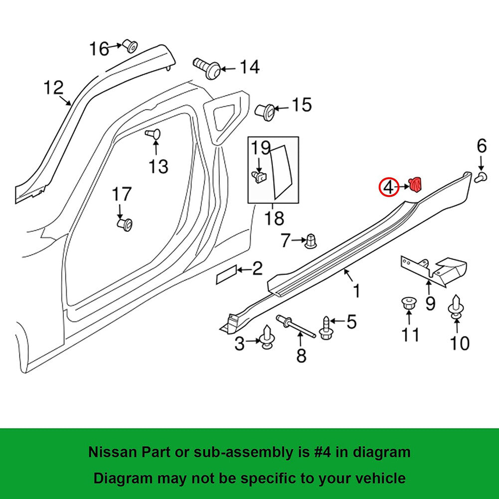5 engine cooling fan cover clips and rivets suitable for BMW E32 E34 E36 E38 17111712963