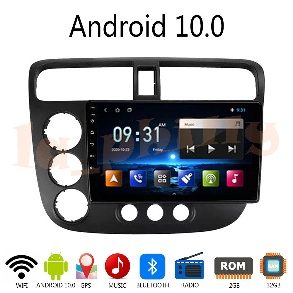 Support 2+32GB Bluetooth GPS Car Navi Integrated Machine For 2000-06 for Honda for Civic Q