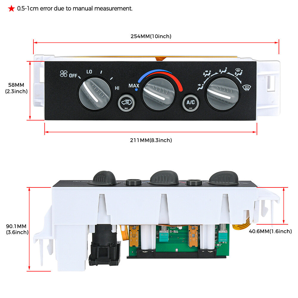 AC Heater Climate Control Module for Chevy for GMC Truck C1500 C2500 C3500 16231175