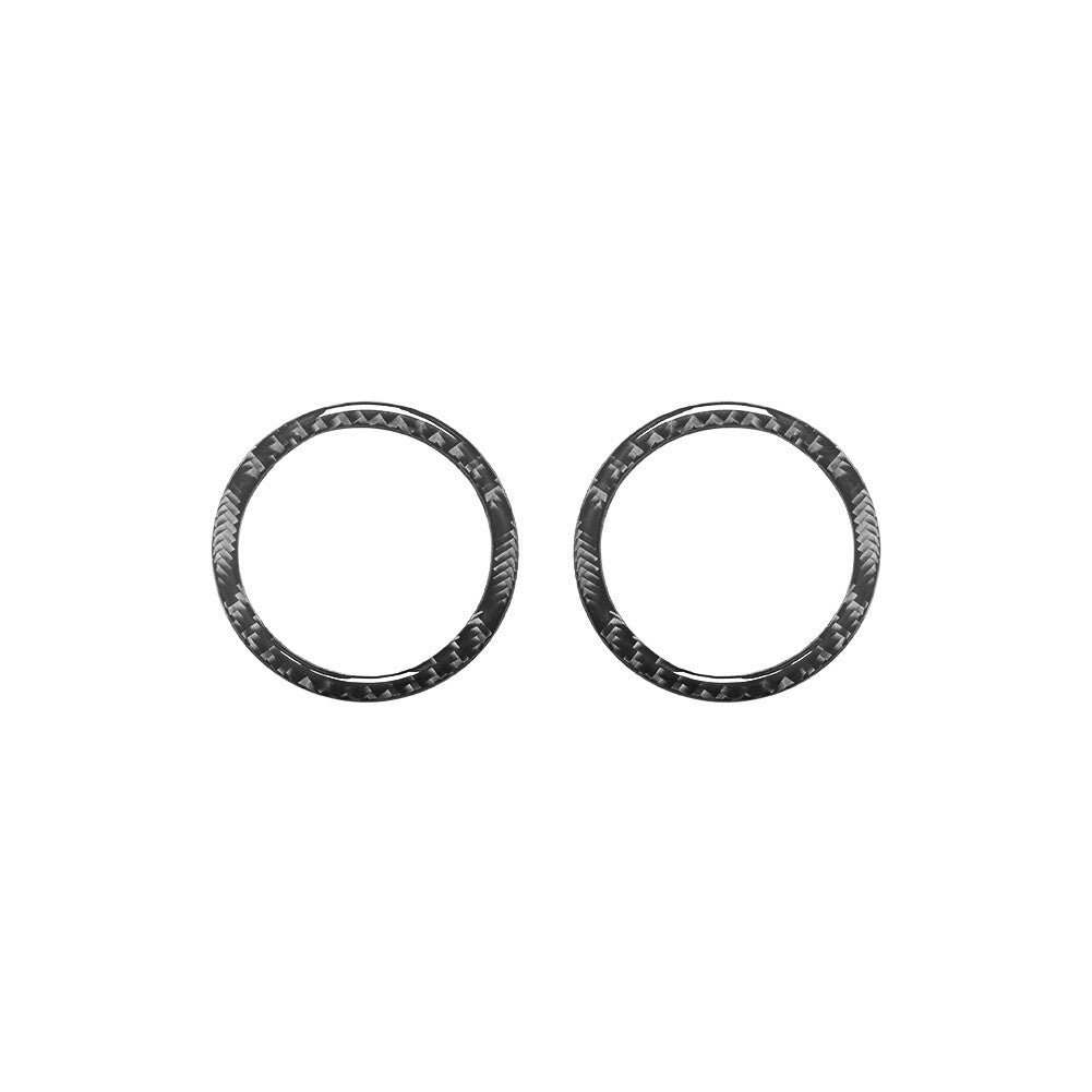 2X Carbon Fibre Cup Holder Trim for Mercedes R Class 2009-2012