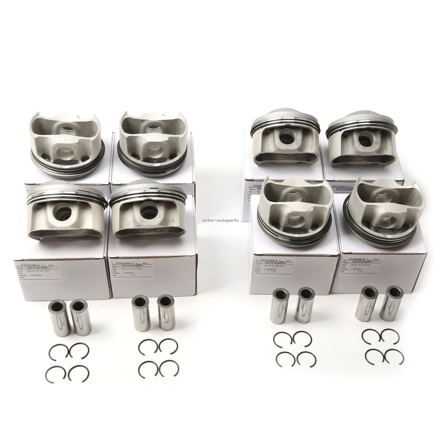 Piston Ring Assembly Kit Fit for Audi RS5 Coupe/Sportback 07L107065AC 077198151M