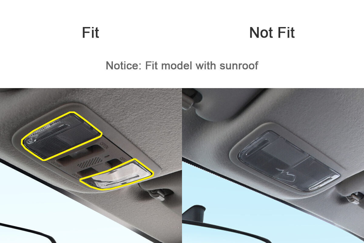 Fit for Honda for CIVIC ACCORD PILOT CRV Pair Interior Roof Map Light Room Lamp Lens