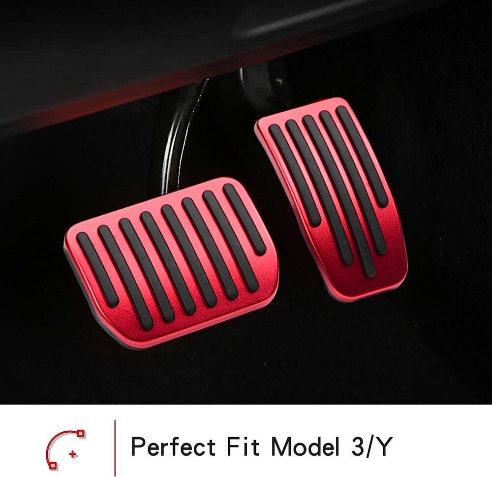 Model 3 & Y Pedal Protective Cover, Anti-slip Brake Accelerator Pedal, 16-inch n