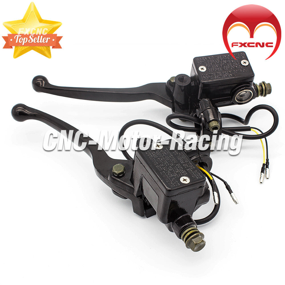 CNC hydraulic brake clutch pump master cylinder kit reservoir rod 50cc-300cc