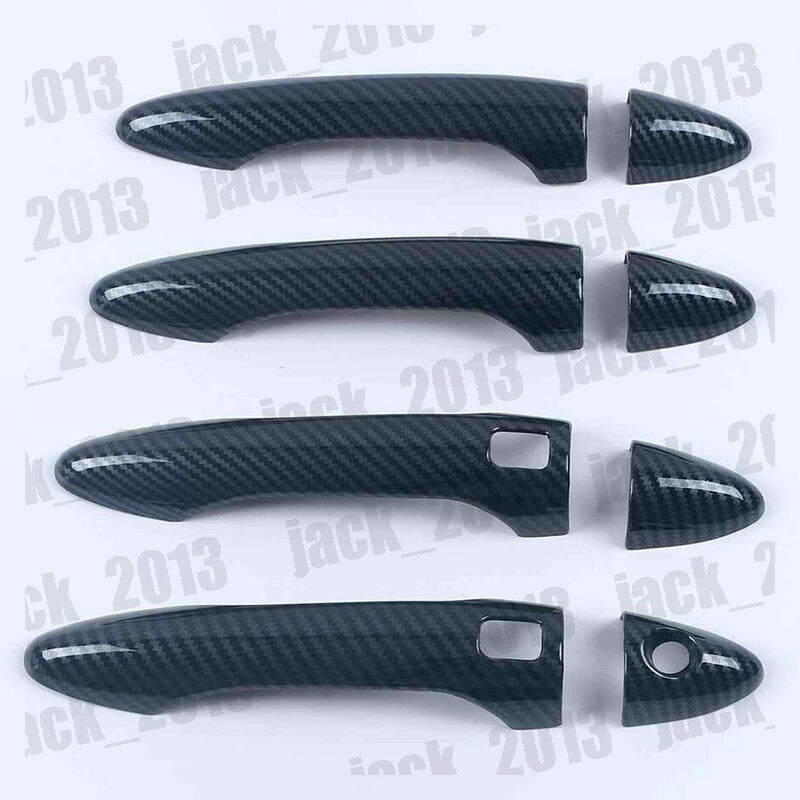 for Kia Forte K3 2014-2018 Carbon Fiber ABS for Smart Side Door Handle Cover Trim