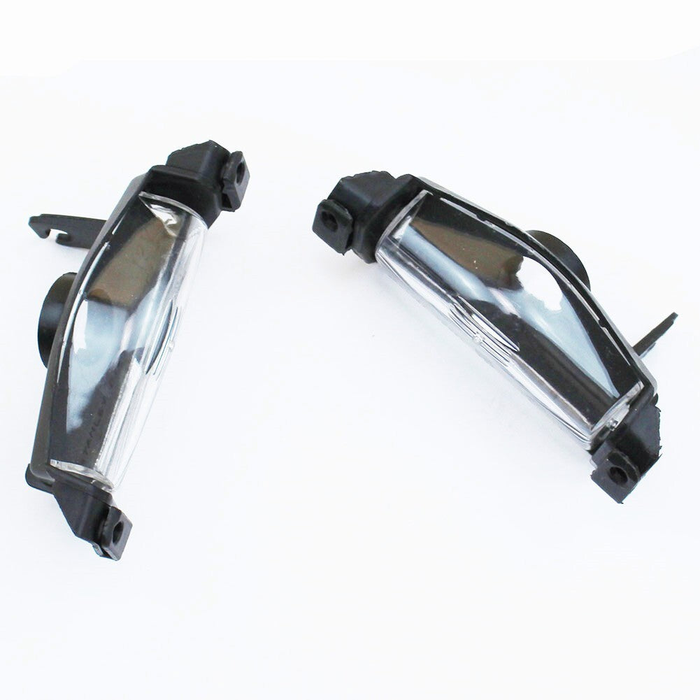 2Pcs License Plate Light Rear Bumper Lamp Housing Cover for Mazda 2 3 09-13 Q