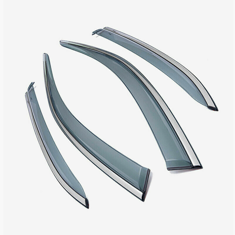 for Volvo S60 2019-2024 Side Window Wind Visors Sun Rain Guard Vent Deflectors