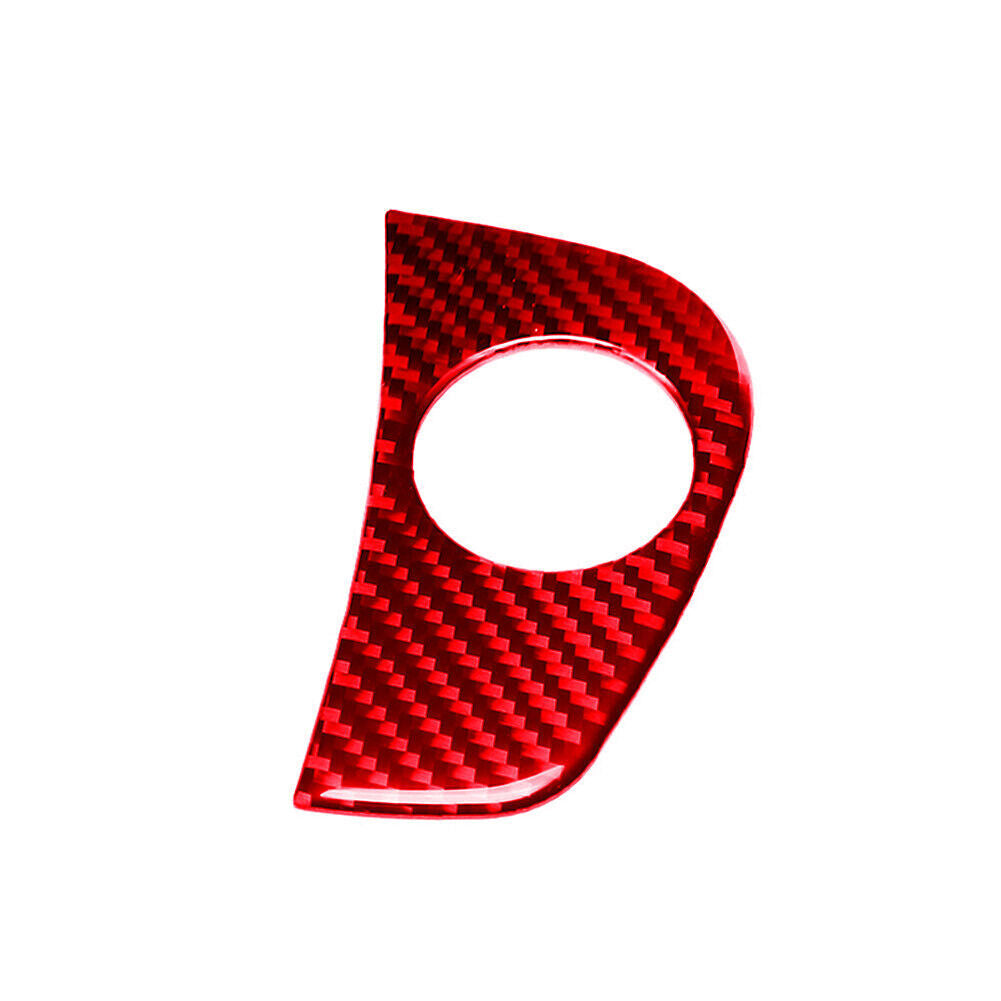 for Subaru Forester XV WRX STI 15-19 Red Carbon Fiber Motor Start Button Cover