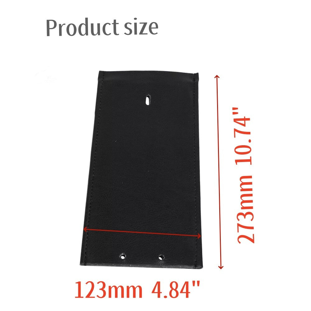 Motorcycle fuel tank panel bib made of polyurethane synthetic leather suitable for Harley-Davidson Dyna Softtail - n