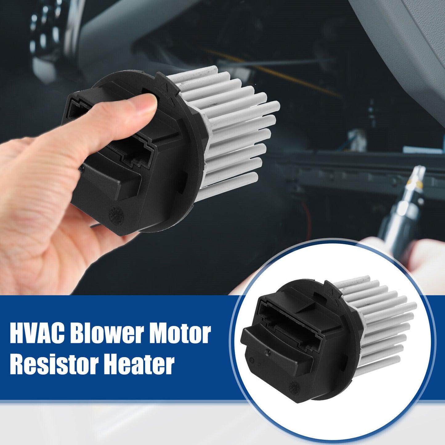 30767040 HVAC Blower Motor Resistor Heater Fit for Volvo XC60 2010-2017 Black