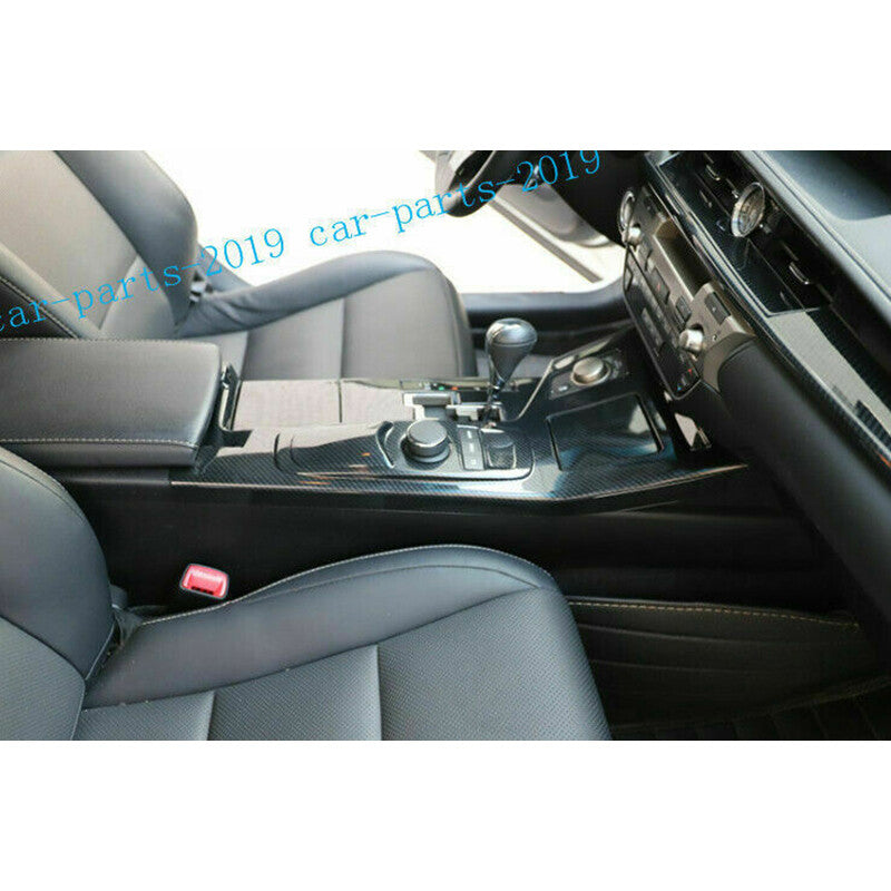 for Lexus ES200 250 300H 2013-2017 Carbon Fiber interior Dash Trim Decor Kit Set