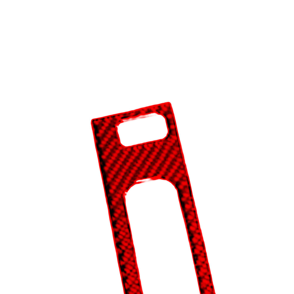 Red Carbon Fiber A-Pillar Speaker Frame Cover Trim for RAM Promaster 2014-2021 v