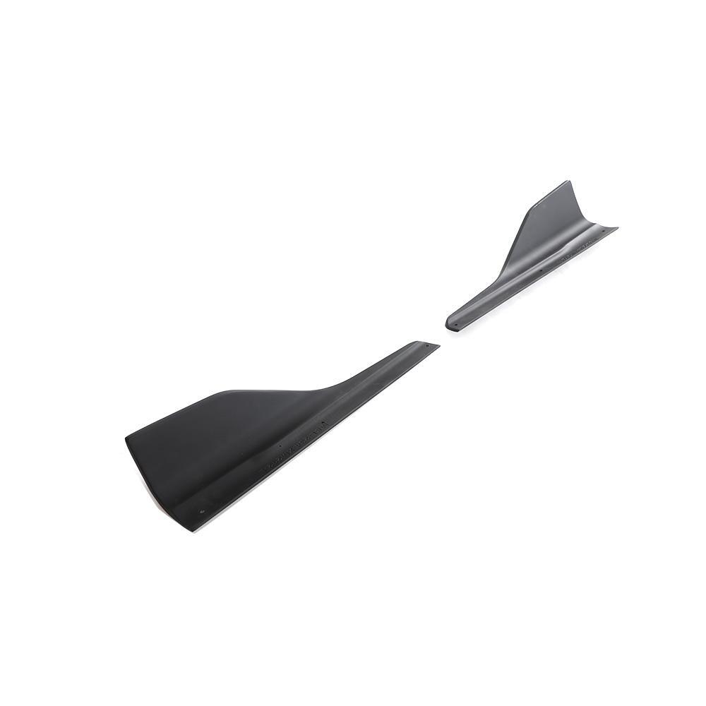 Matte Black Side Skirt Splitters Lip Spoilers Fit for BMW F87 M2 Coupe 2016-2020
