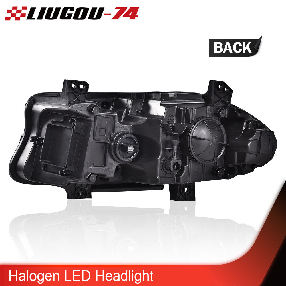 Suitable for 15-22 for Dodge chargers, halogen LED DRL projectors, headlights, right grip for passengers- v