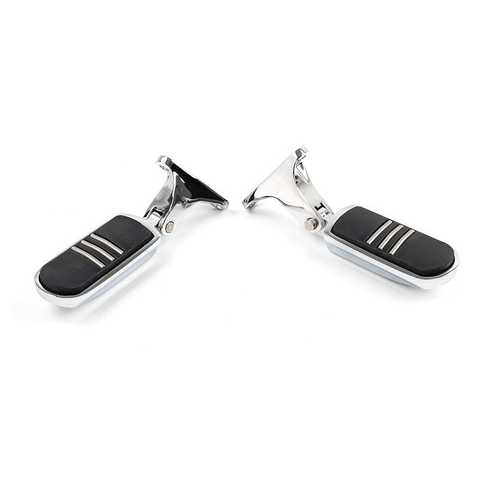2pcs Rear Passenger Footpeg Mount Bracket for Harley Touring Electra Glide 93+