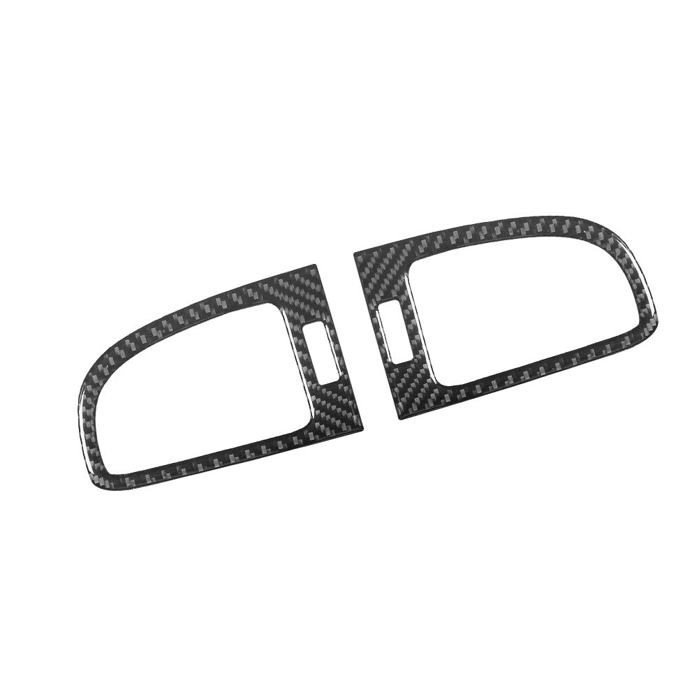 Red Carbon Fiber Center Cosnole Frame Trim for Mustang convertible 2001-04 v