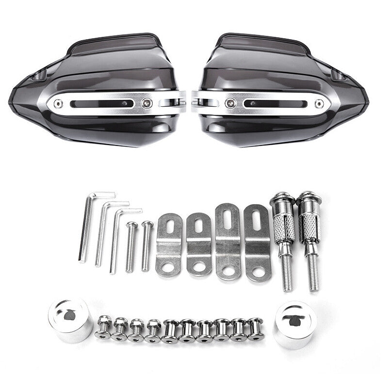 Motorcycle handguards, bicycle windshields, handguards with brackets - n