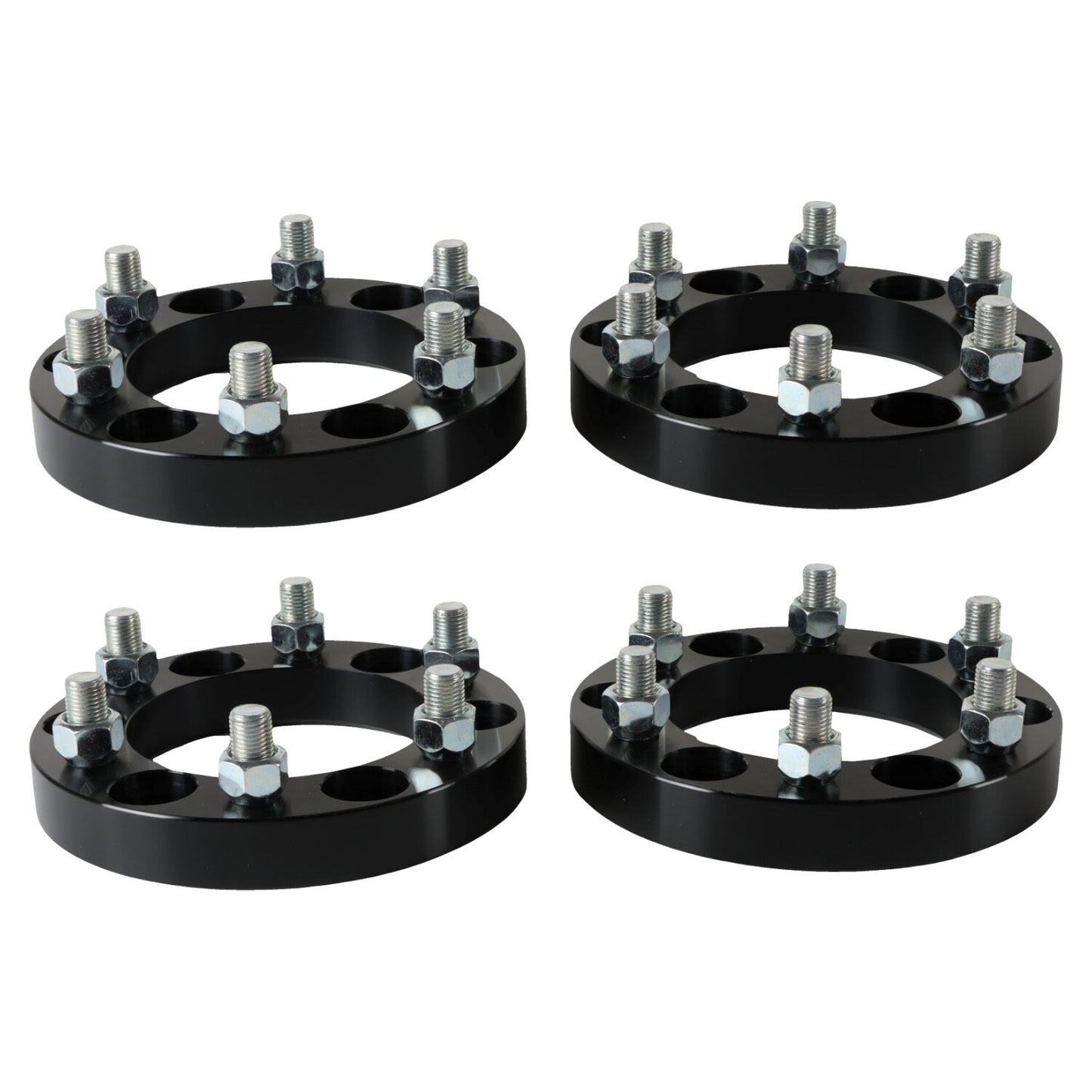 4 1 Inch 6 Lug Fits for Chevy GM Wheel Spacers Adapters | 6x5.5 to 6x5.5 14x1.5 n