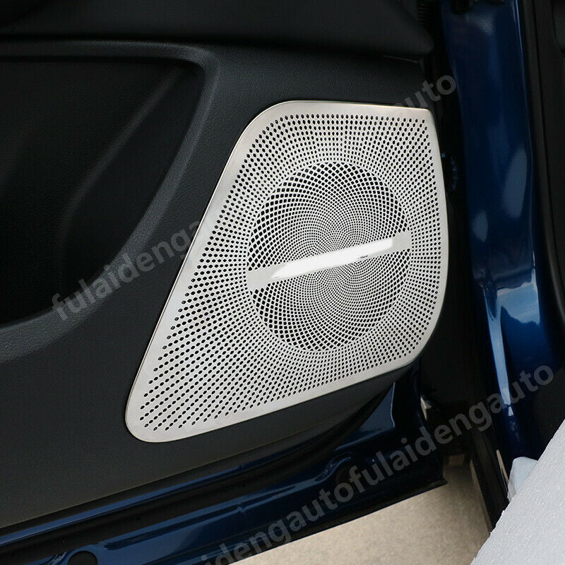 for Infiniti QX50 2019-24 silver Car Door Stereo Speaker Frame Decor Cover Trim