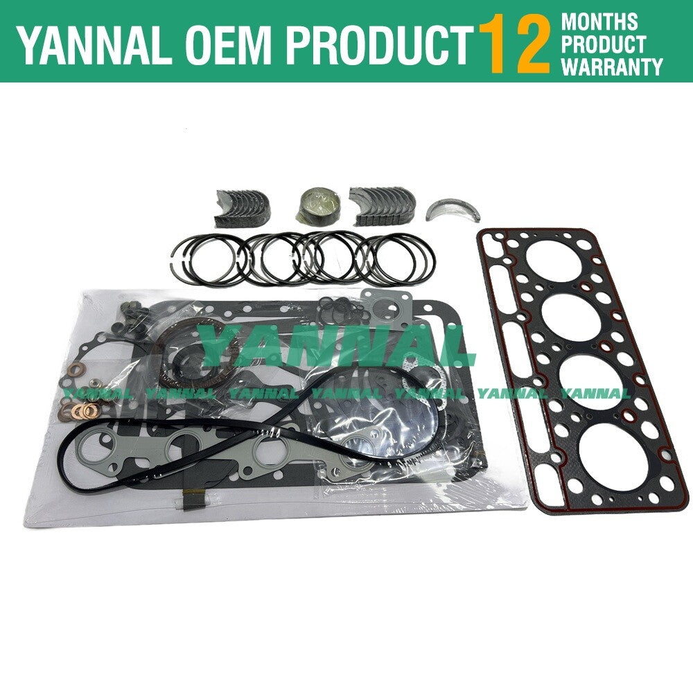Overhaul and rebuild kit suitable for V1501 engine tractors B2910 B7820 L345-
