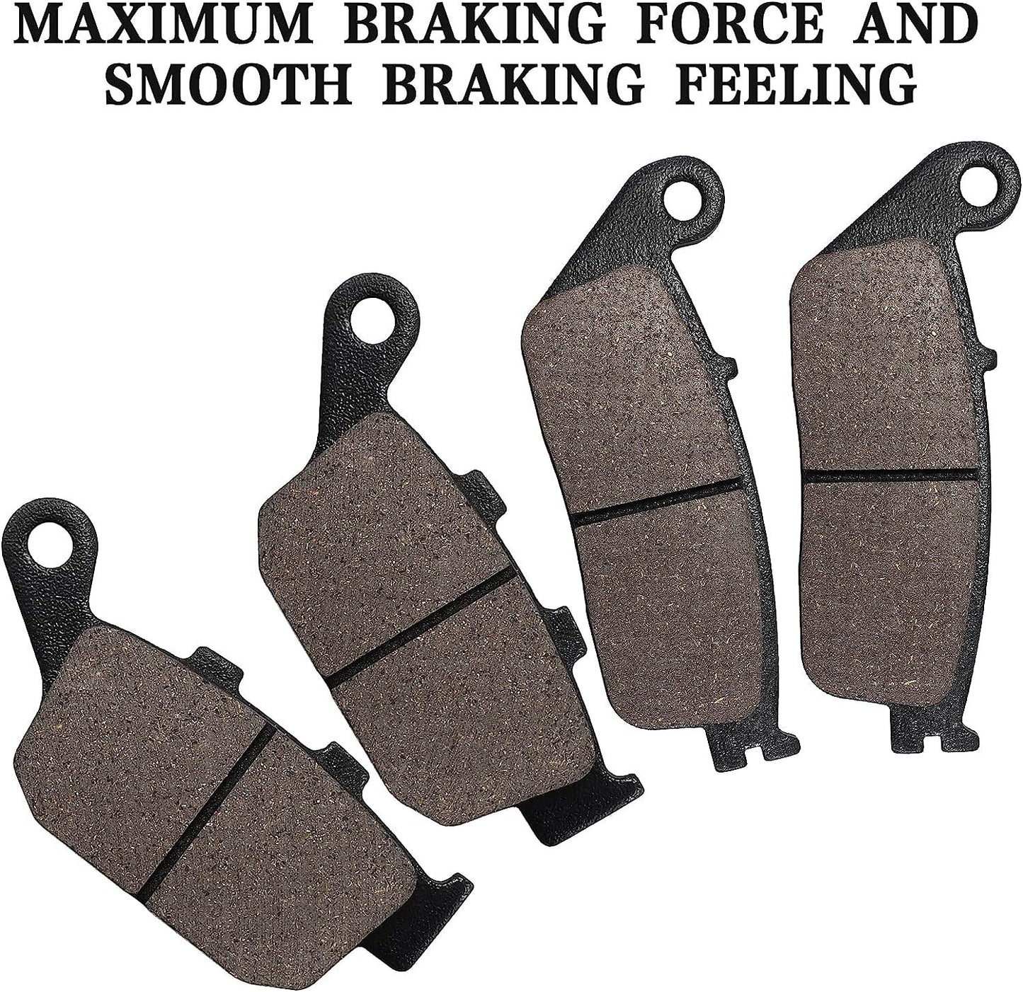 Front Rear Brake Pads for VTR250 1998-2010 CMX500 Rebel 2018-2020 CTX700 14-19