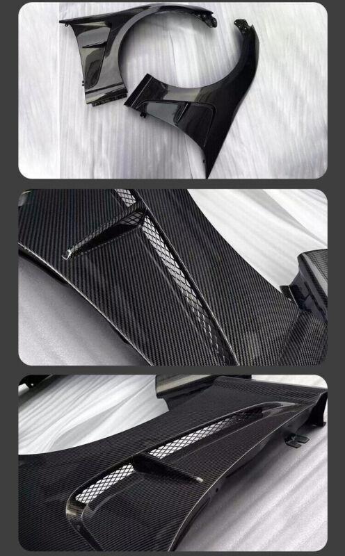 Carbon fiber front bumper fenders for Toyota GT86 2013 - 2020 BRZ - Replacement trim